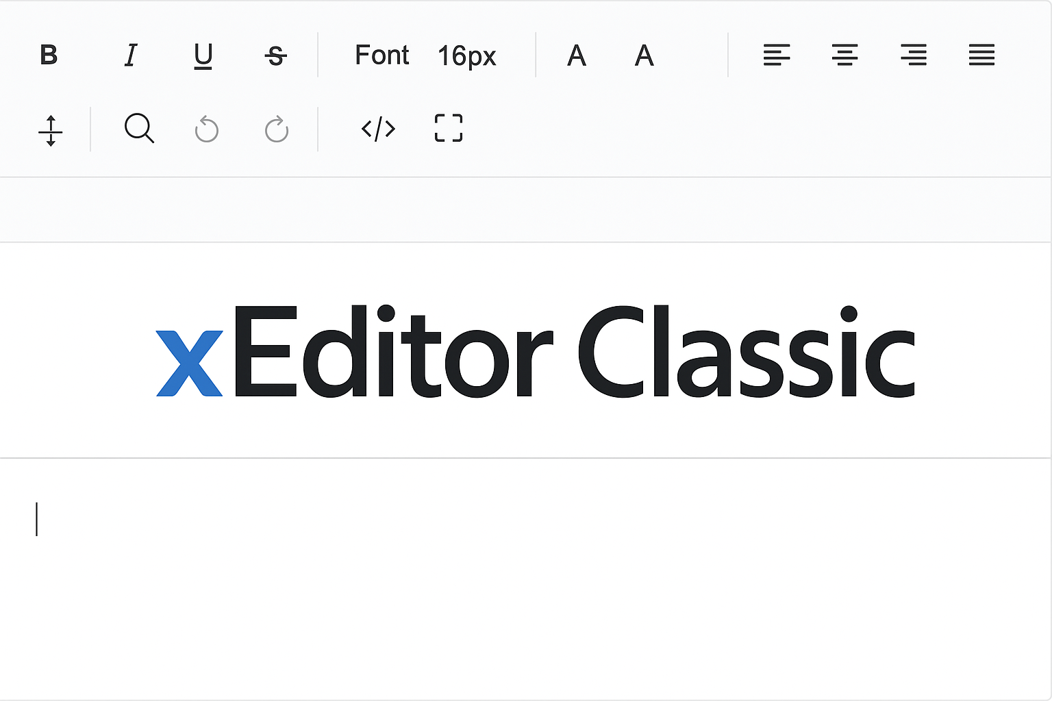 xEditor classic